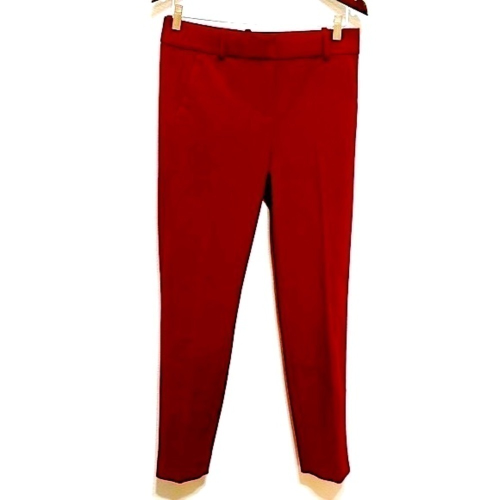 J. Crew Woman 365 Cameron Red Pants Size 6T